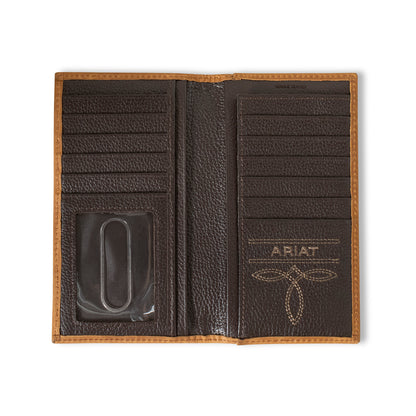 Ariat Tan/Southwest Print Rodeo Wallet