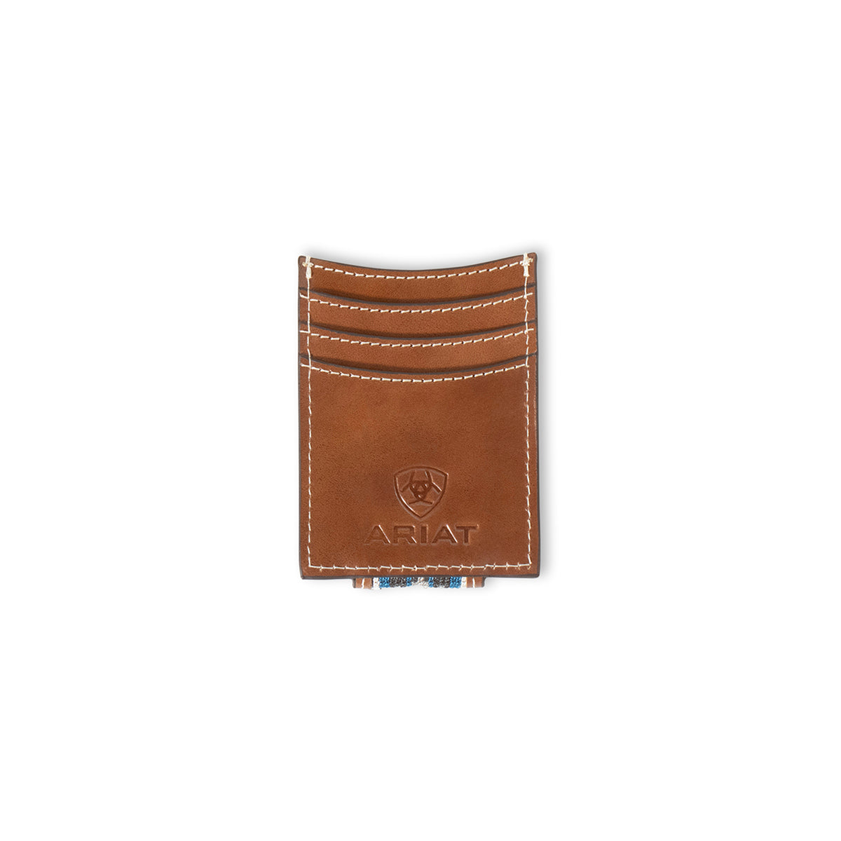 Ariat Blue Aztec Money Clip Card Case