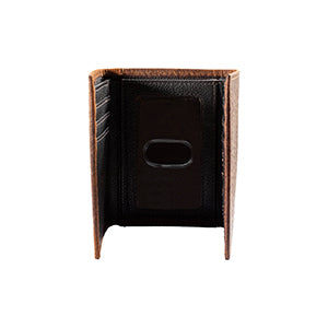 Ariat Mens Trifold Wallet But Stitch Brown