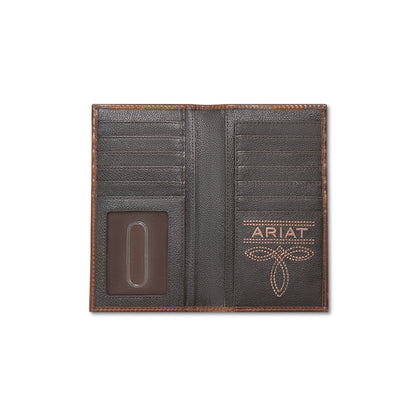 Ariat Patch Brown Rodeo Wallet