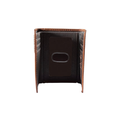 Ariat Patch Brown Trifold Wallet