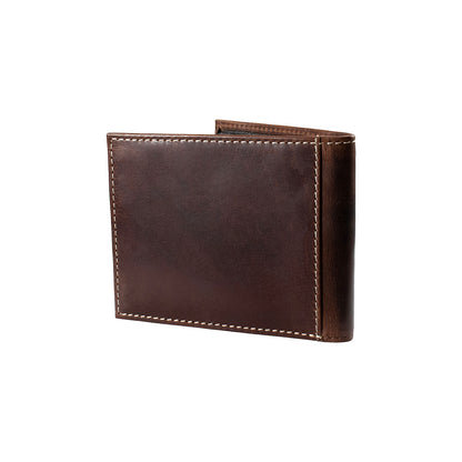 Ariat Patch Brown Bifold Passcase Wallet
