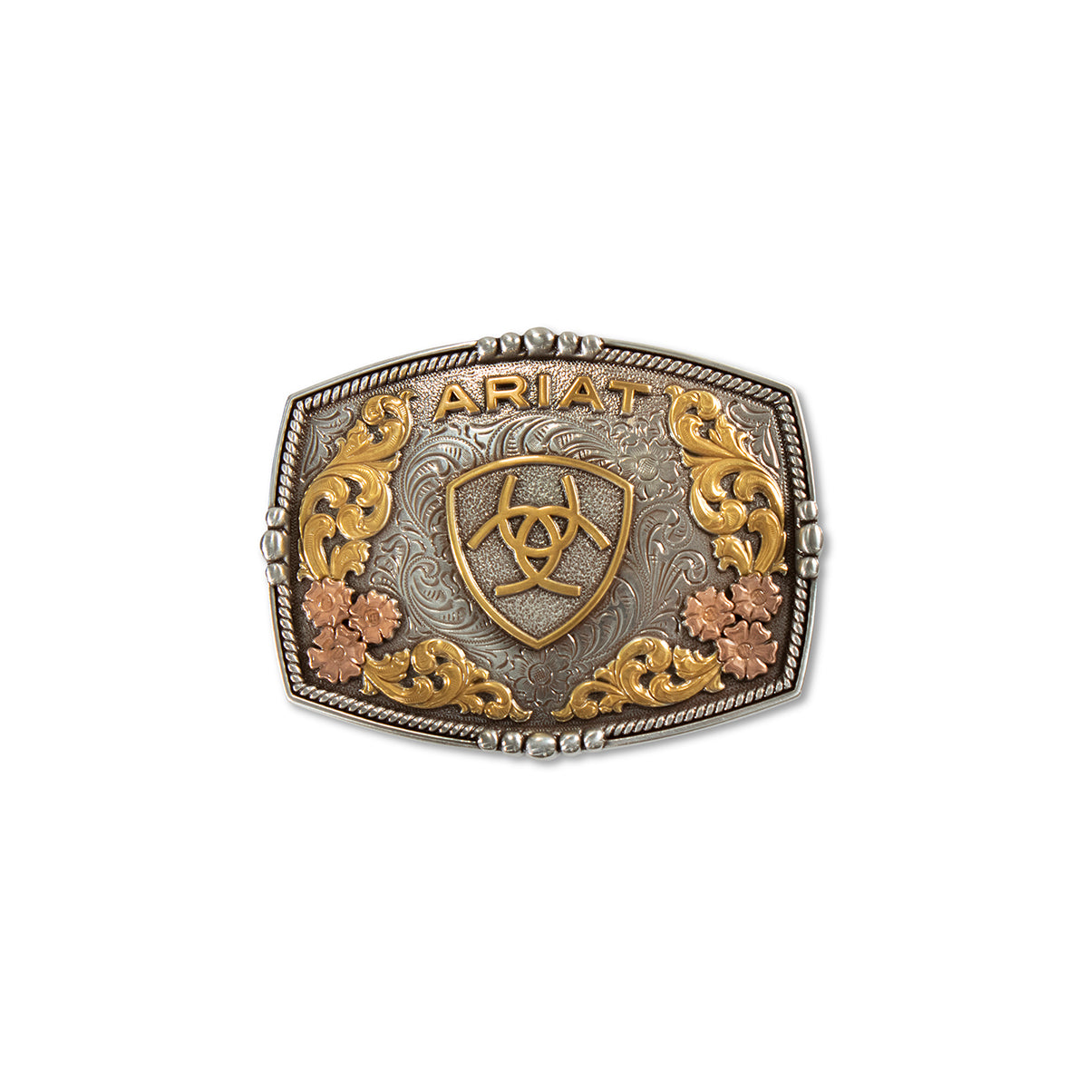 Ariat Rectangle Logo Multi Belt Buckle
