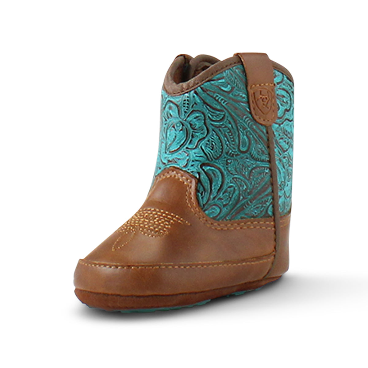 Ariat Lil Stompers Round Up Brown
