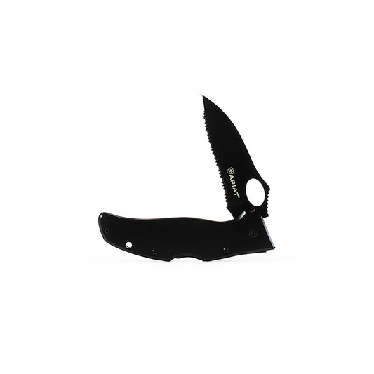 Ariat Black Serrated Knife