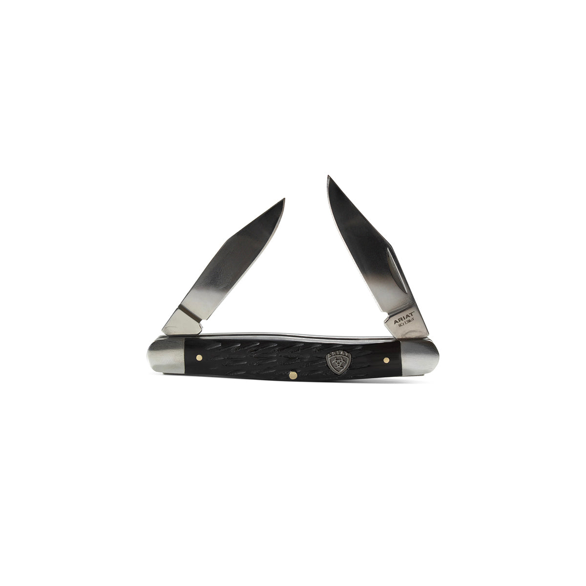 Ariat Muskrat Double Blade Knife Black