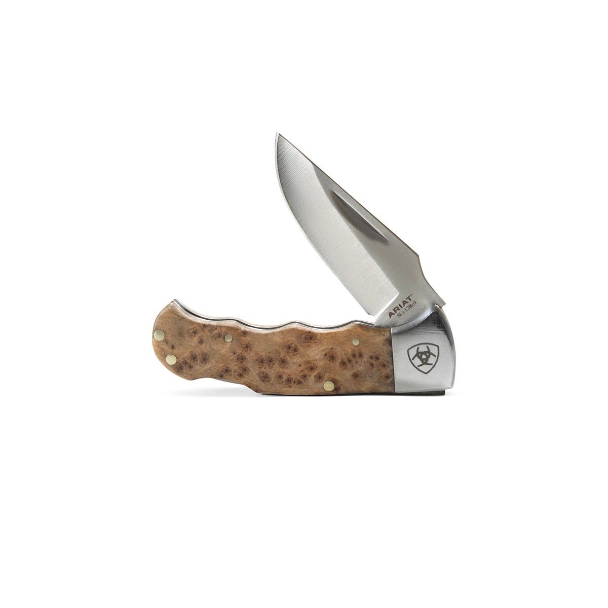 Ariat Folding Smooth Brown Knife