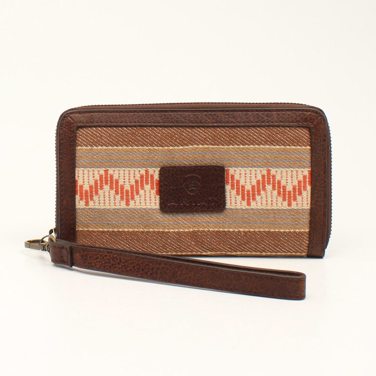 Ariat Blanket/Leather Clutch