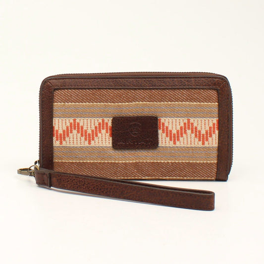 Ariat Blanket/Leather Clutch
