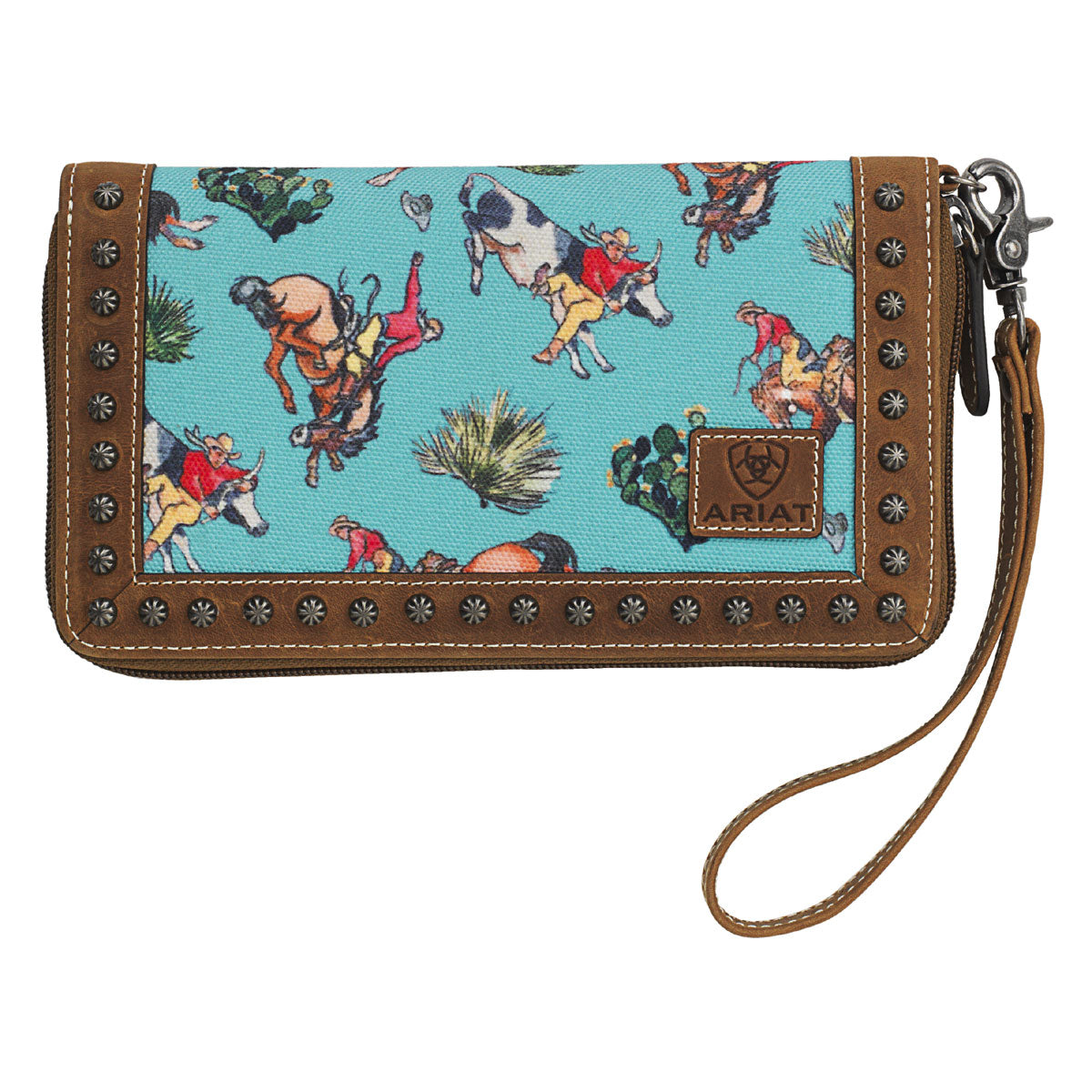 Ariat Rodeo Print Clutch
