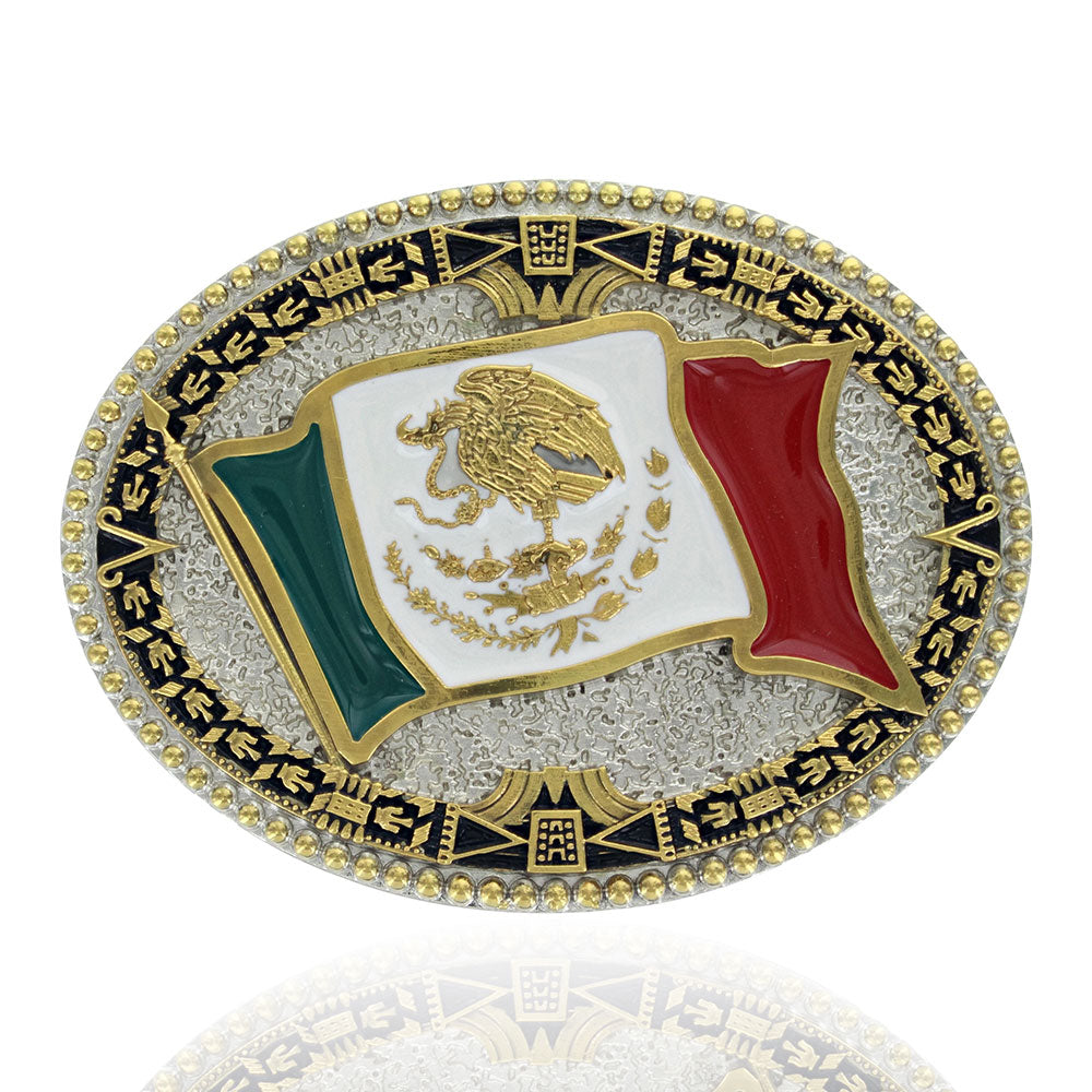 Attitude Grand Mexican Flag Buckle