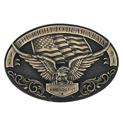 Attitude 2nd Amendment Buckle