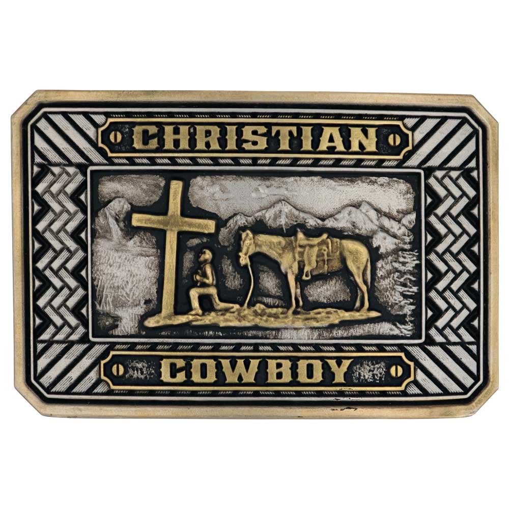 Attitude Christian Cowboy Buckle