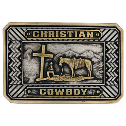 Attitude Christian Cowboy Buckle