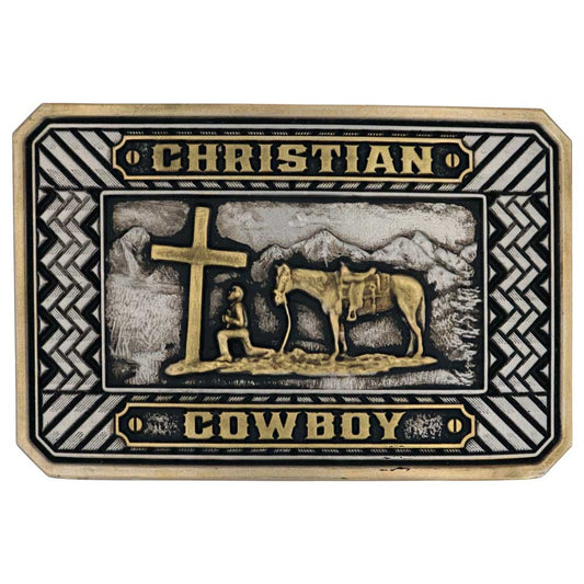 Attitude Christian Cowboy Buckle
