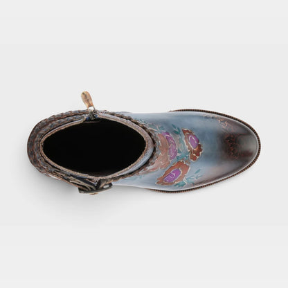L'Artiste Across Boots Blue Multi