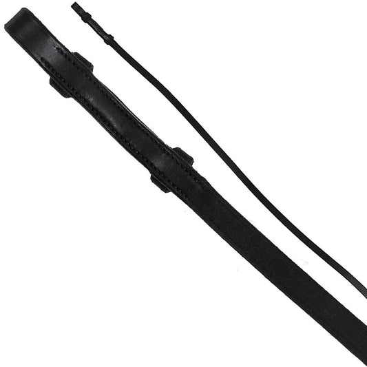 Exselle Elite Smooth Curb Reins Black