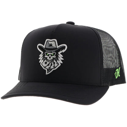 Hooey Austin Gamblers Hat Black with White Logo