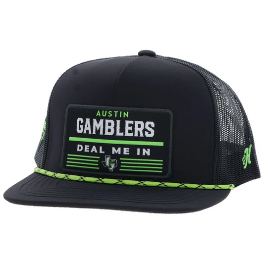 Hooey Austin Gamblers Black