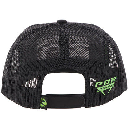 Hooey Austin Gamblers Black 5-Panel Trucker with White Patch