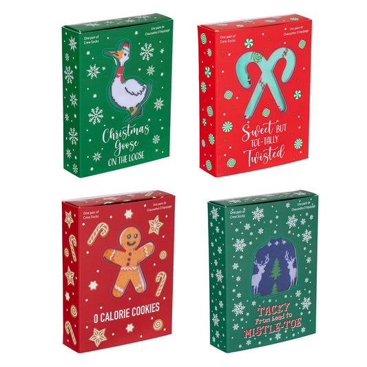 Evergreen Heartfelt Cheer Apparel Holiday Socks