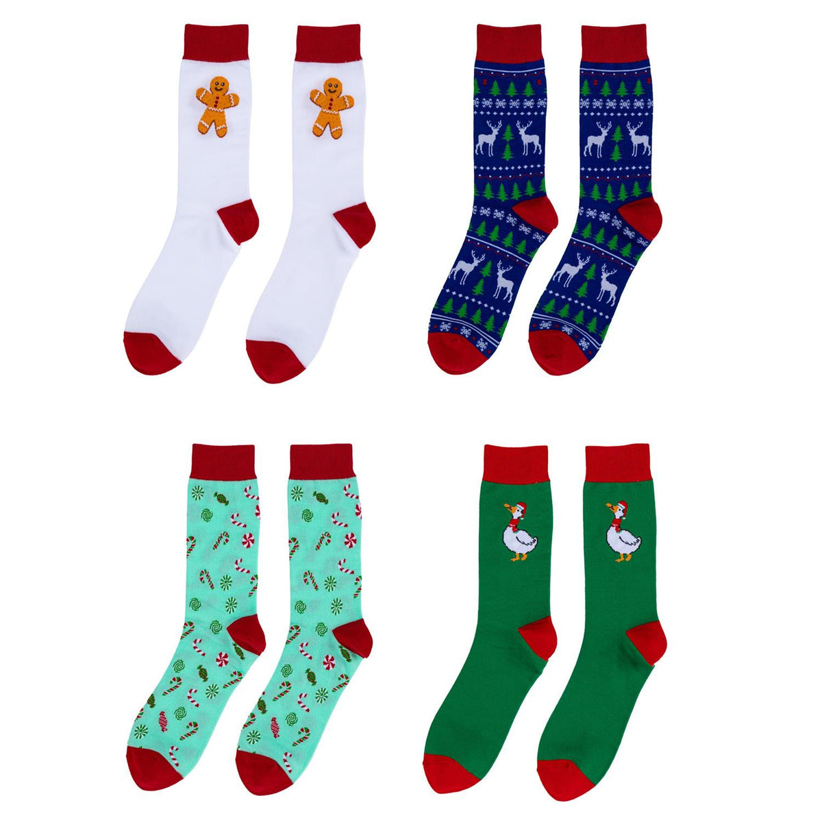 Evergreen Heartfelt Cheer Apparel Holiday Socks