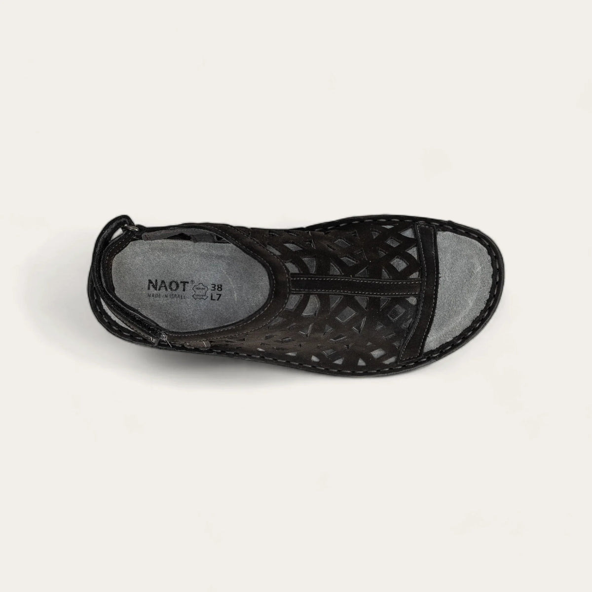Naot Amadora Black Velvet Nubuck