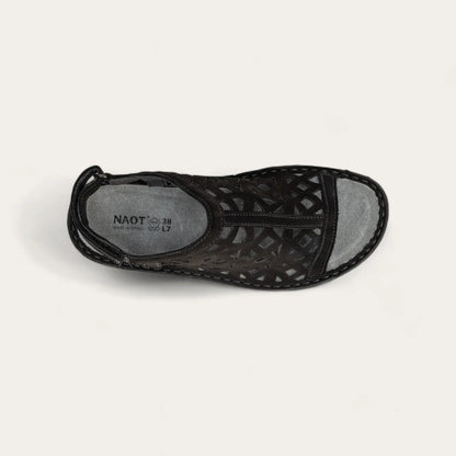 Naot Amadora Black Velvet Nubuck