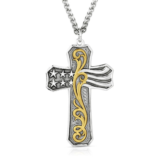 Montana Faith & Freedom American Made Necklace