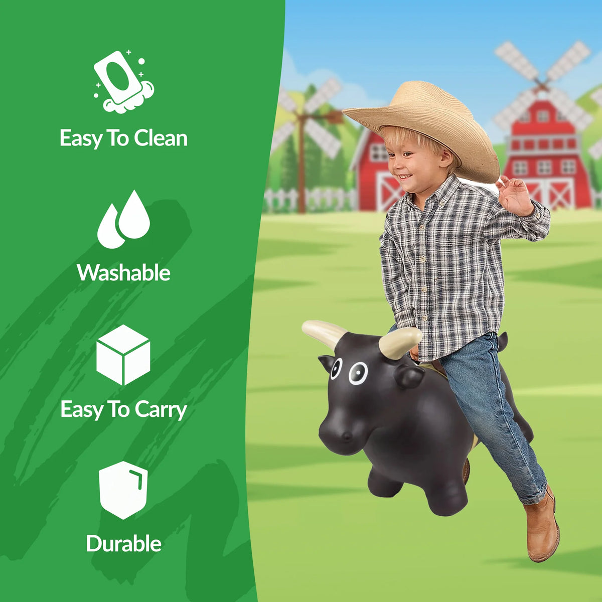 Big Country Toys Lil Bucker Bull with Window Box