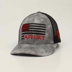 Ariat Mens Snapback Flag Shield Ballcap