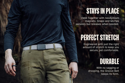 Groove Belt Abyss Navy Gun Metal