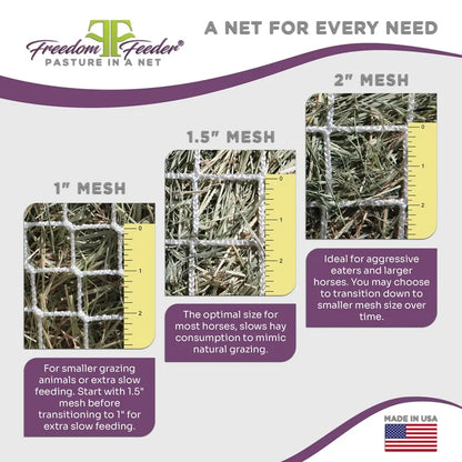 Freedom Feeder Full Bale Slow Feed Hay Net