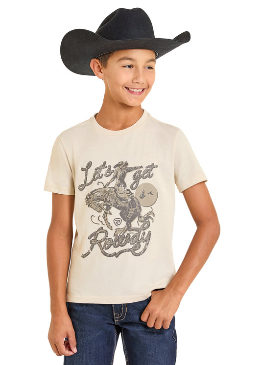Rock & Roll Kids Rowdy Graphic Tee Natural