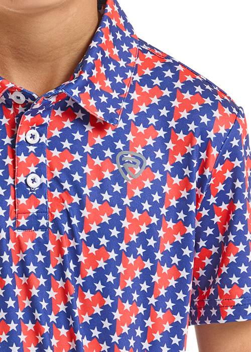 Rock & Roll Americano Printed Polo