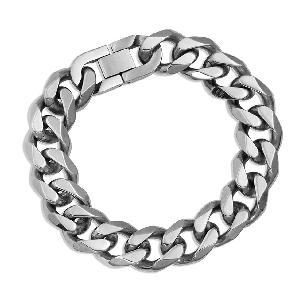 Montana Cuban Link Silver Bracelet