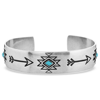 Montana Only Forward Turquoise Silver Bracelet