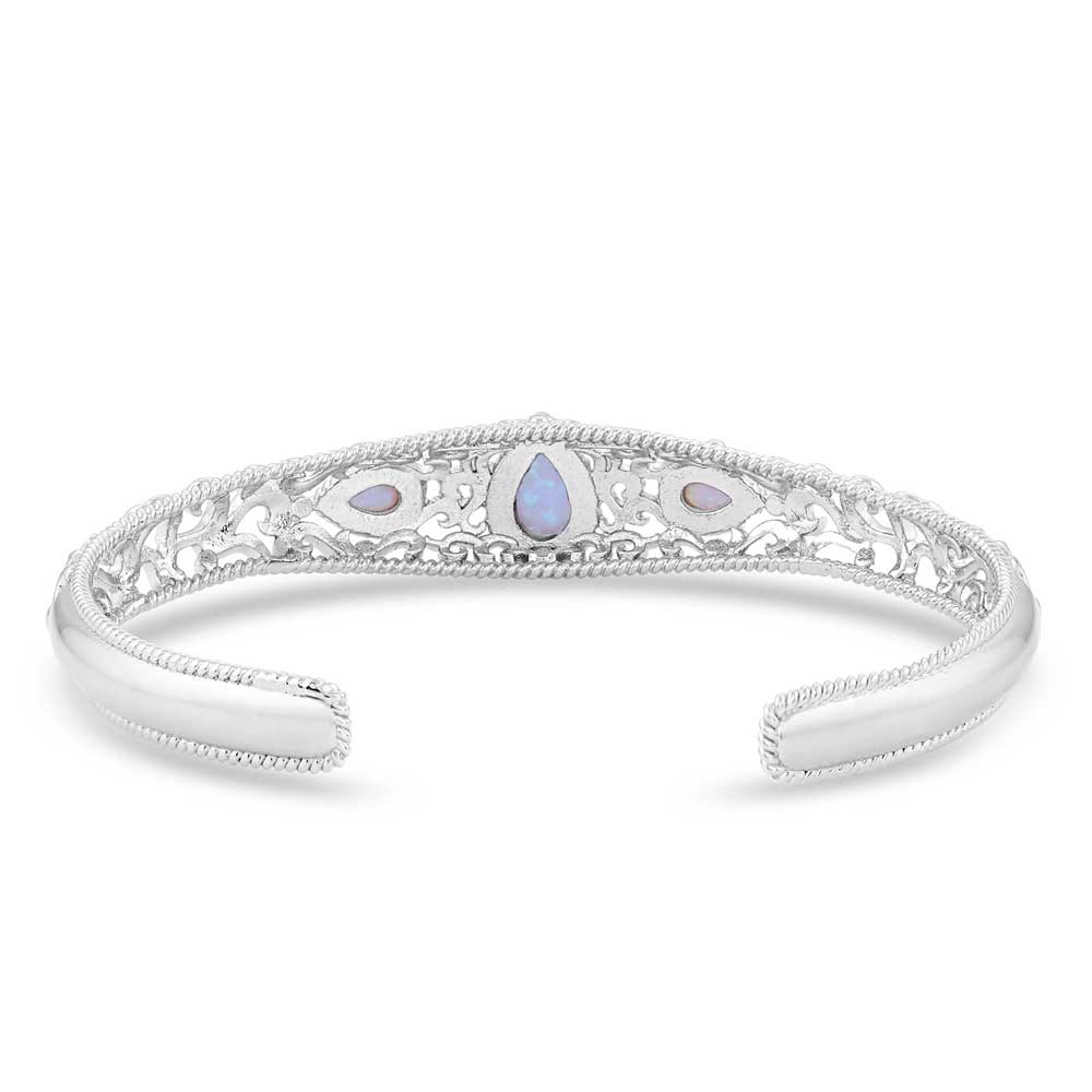 Montana Crystal Pools Silver Cuff Bracelet