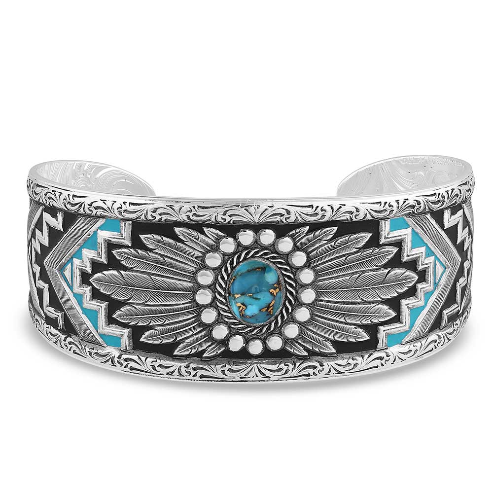 Montana Silversmith Blue Spring Cuff Bracelet