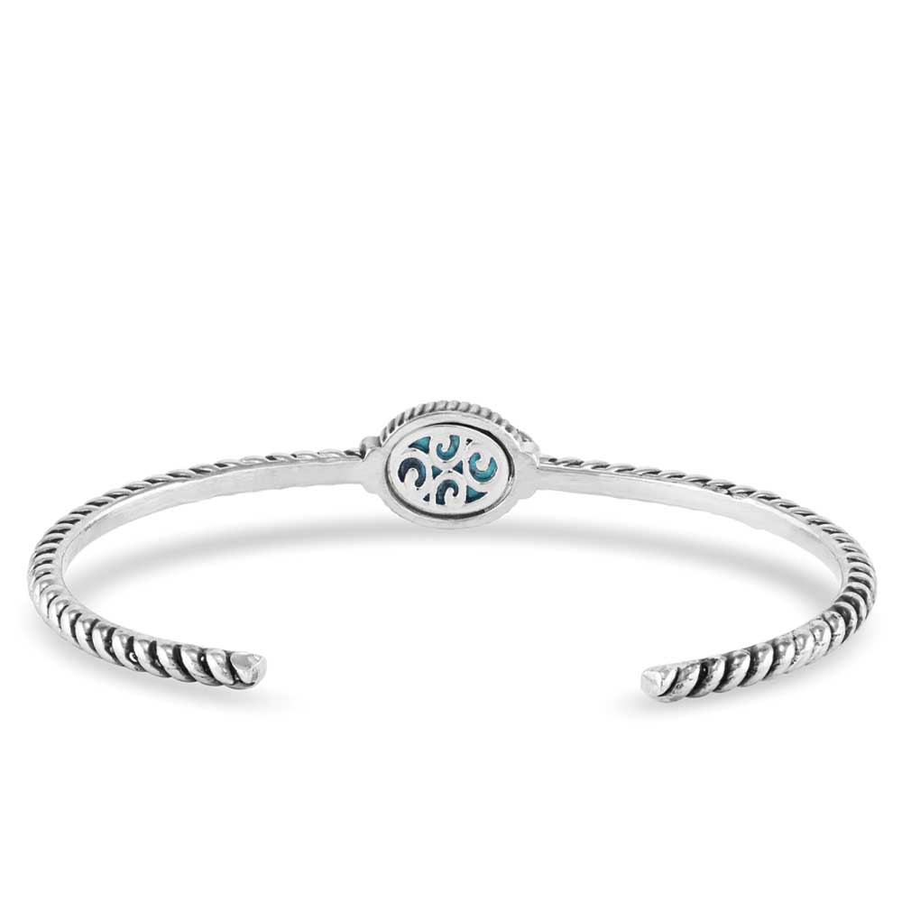 Montana World's Feather Turquoise Cuff Bracelet