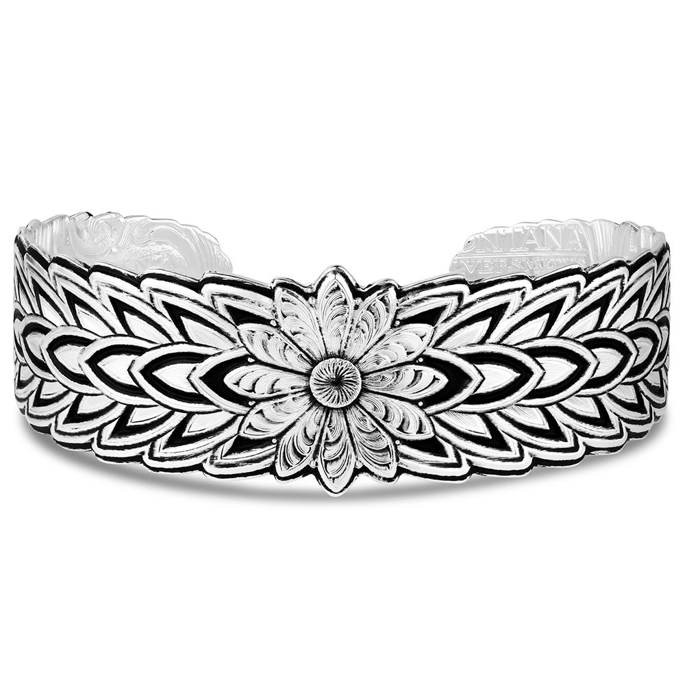 Montana Flower Rowel Cuff Bracelet