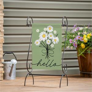 Evergreen Hello Dainty Daisies Garden Flag
