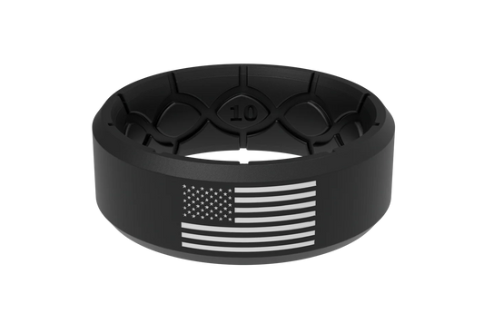 Groove Life Edge American Black White Flag