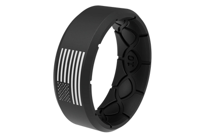 Groove Life Edge American Black White Flag