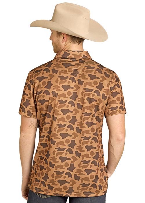 Rock & Roll Camo Printed Polo