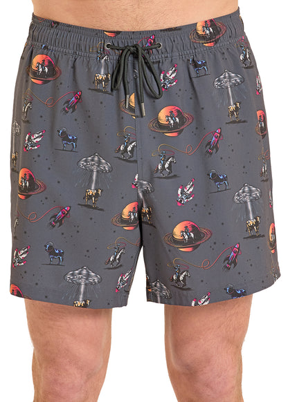 Panhandle Space Cowboy Swim Board Short with Liner