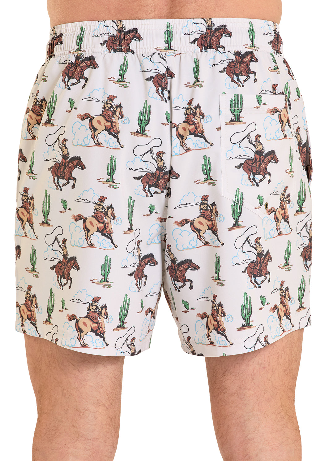 Panhandle Roping Swim Board Short with Liner