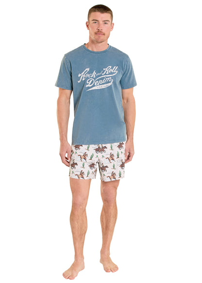 Panhandle Roping Swim Board Short with Liner