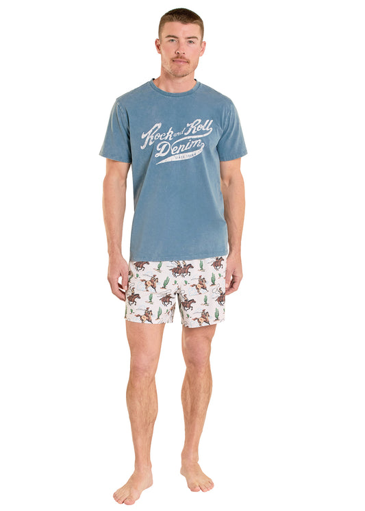 Panhandle Roping Swim Board Short with Liner