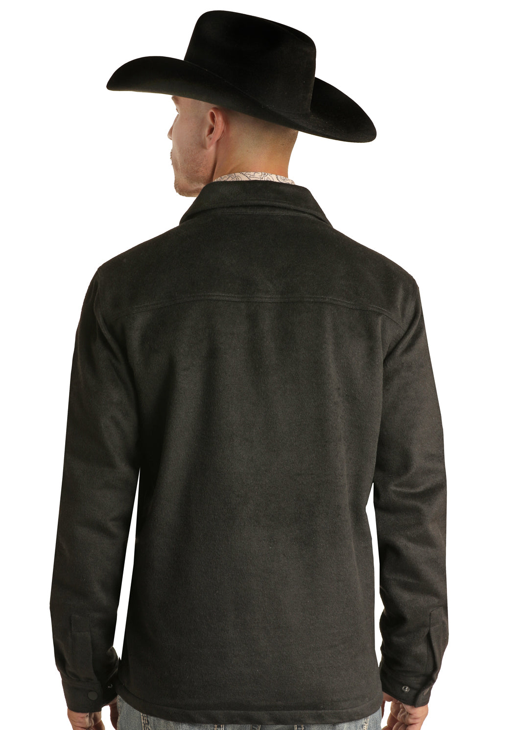 Panhandle Full Zip Shirt Jacket Black